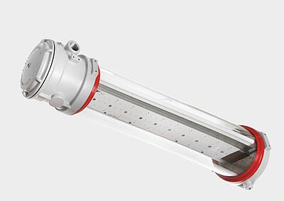 Product EVFG*8 Flameproof tubular FLUO/LED lighting fixtures