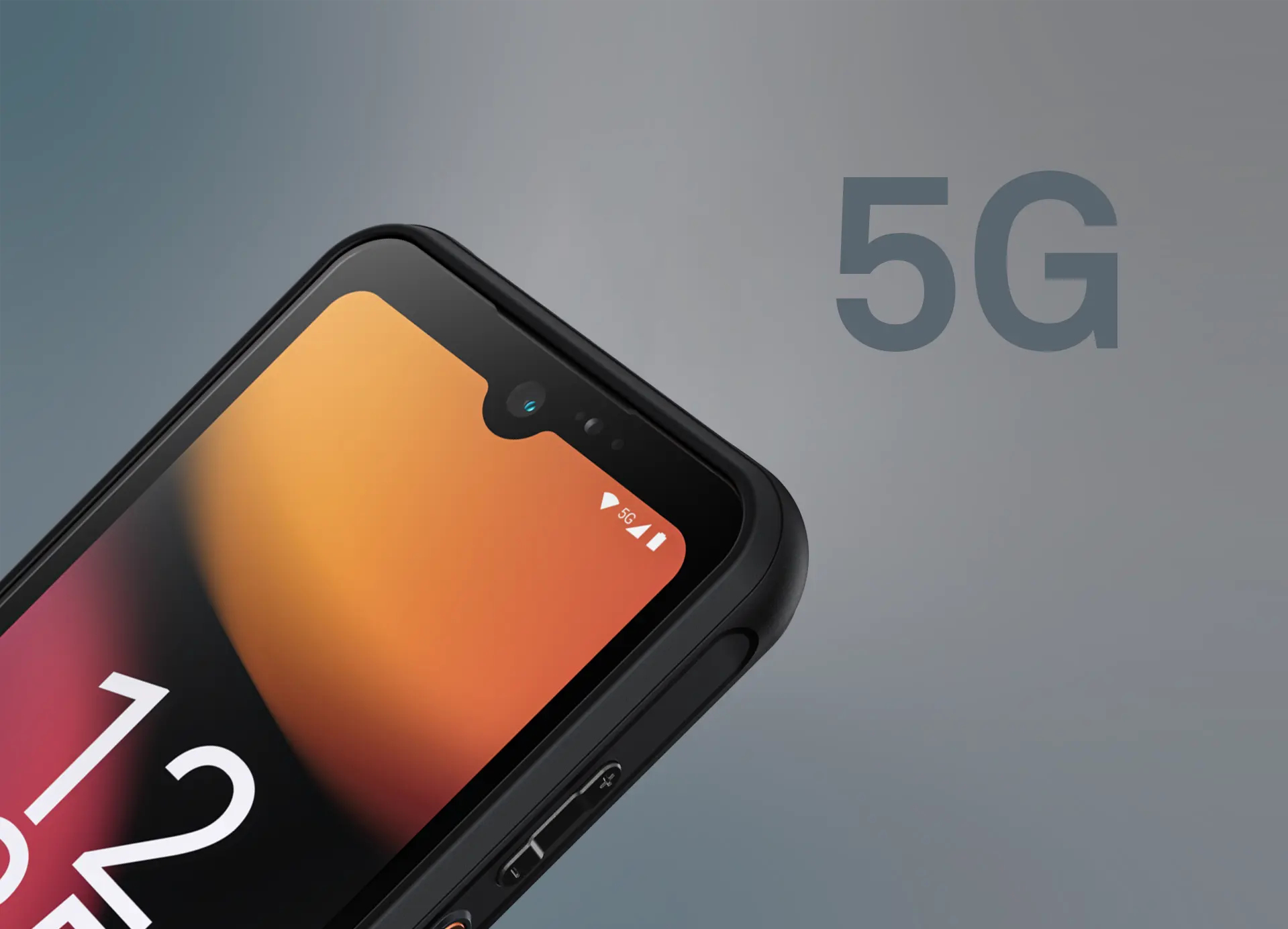 BARTEC SP9 EX1 Smartphone front view with 5G BARTEC SP9 EX1 Smartphone front view with 5G