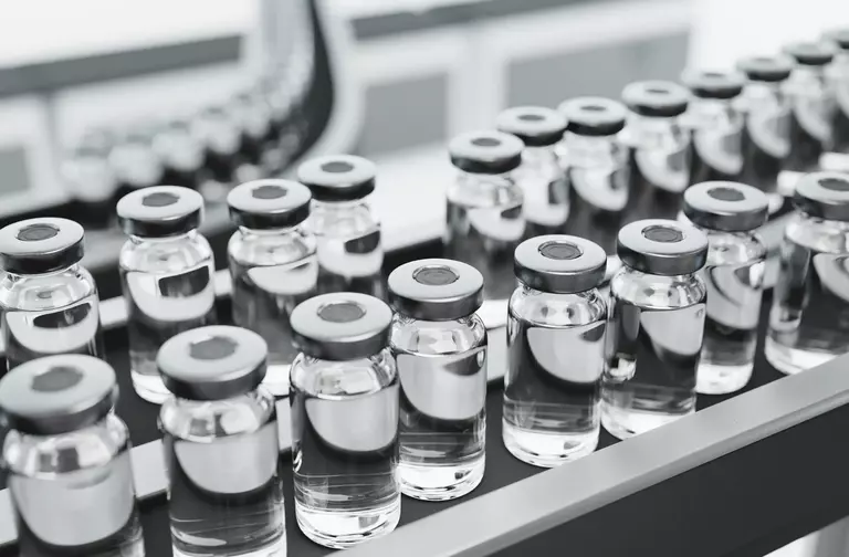 Vaccine production in a pharmateucial factory Vaccine production in a pharmateucial factory