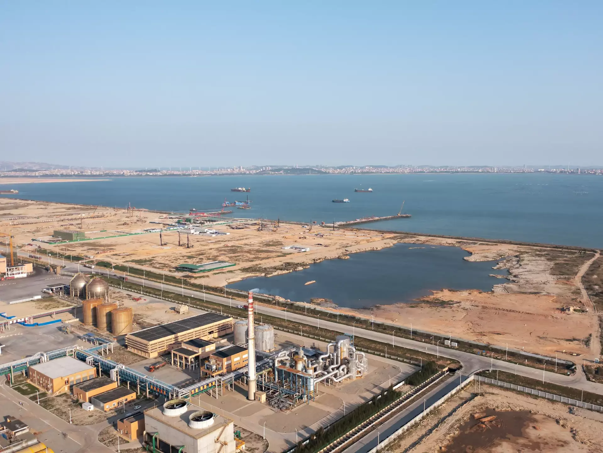 Aerial photography of chemical plants Aerial photography of chemical plants