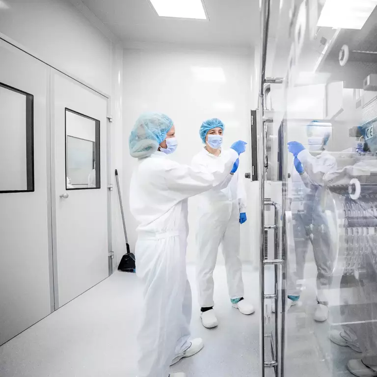 Drug manufacturing pharmaceutical industry and its female scientists employees